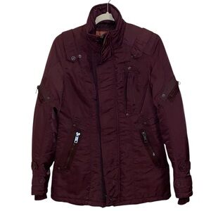 Womens Burgundy Jacket